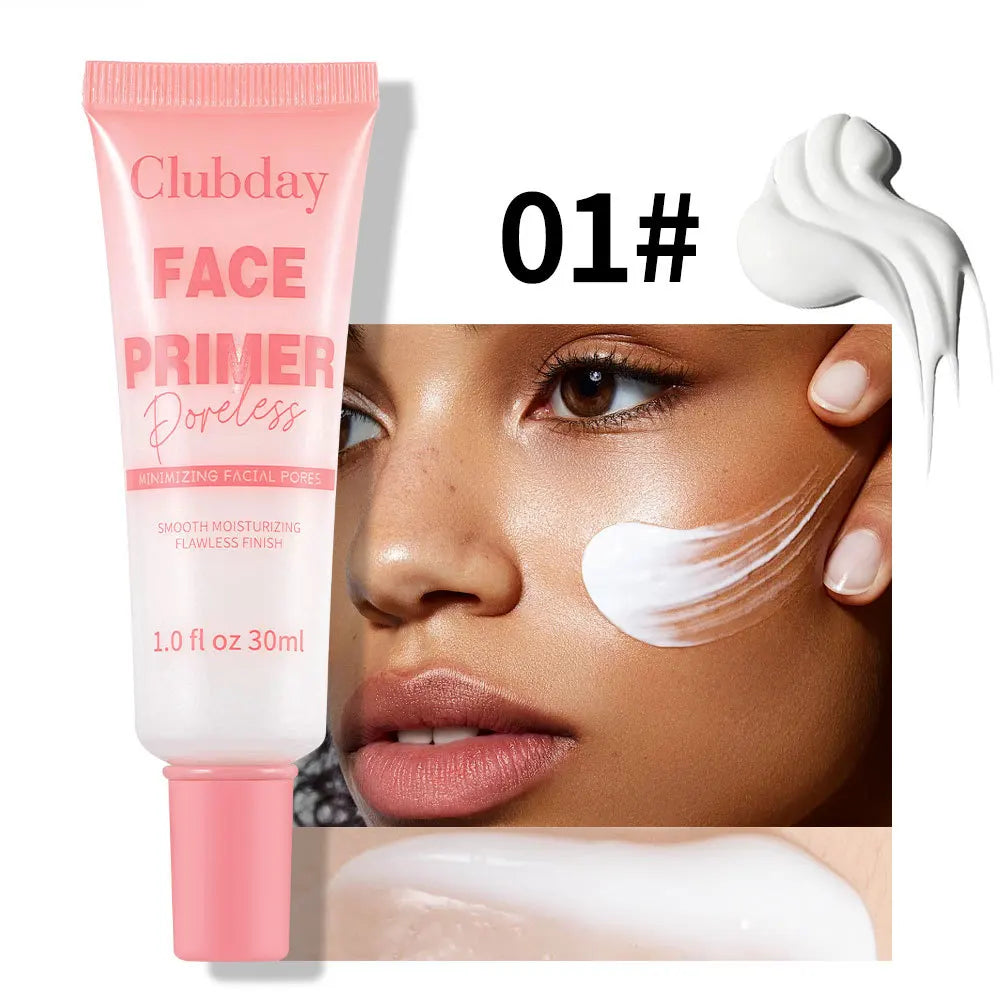 Makeup Primer Moisturizing Nourishing Face Invisible Pores Soft Tube Qme 01