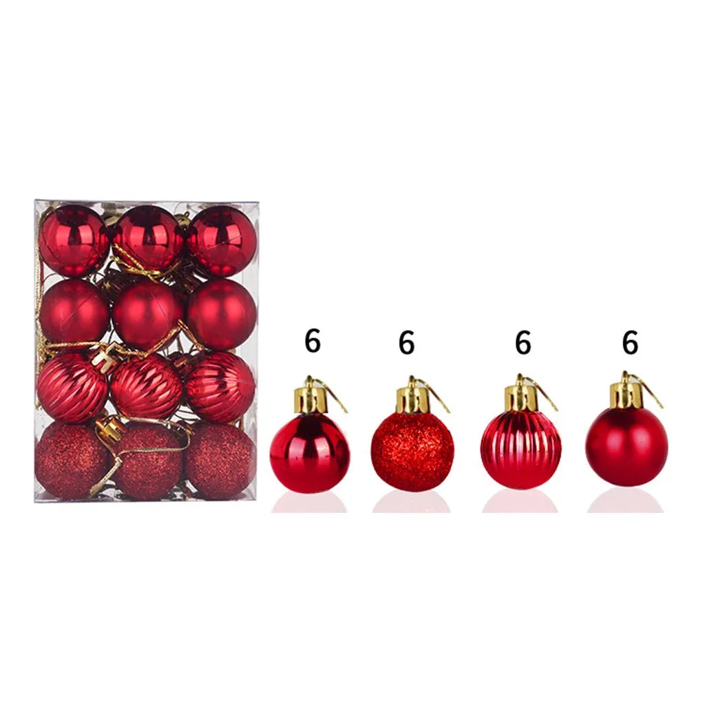 Christmas Xmas Tree Ball Bauble Hanging Home And Party Ornament Decor Tree Decoration Balls Party Hanging Pendant Navidad Qme Red