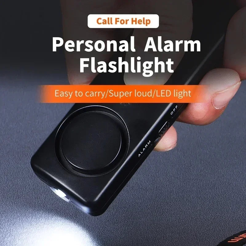 Self Defense Alarm 120dB Security Protect Alert Scream Loud Emergency Alarm Keychain Personal Safety For Women 1pcs Qme