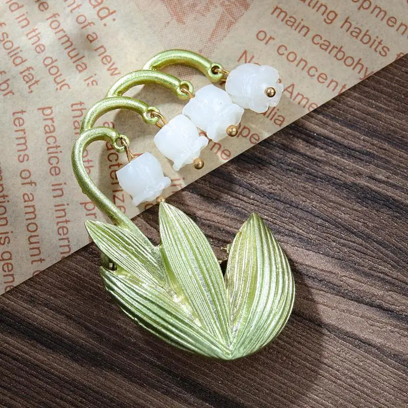 1/5Pcs Wedding Holiday Party Couple Gift Luxury Beautiful Fringe Tulip Flower Design Brooch For Men And Women Jewelry Accessory Qme