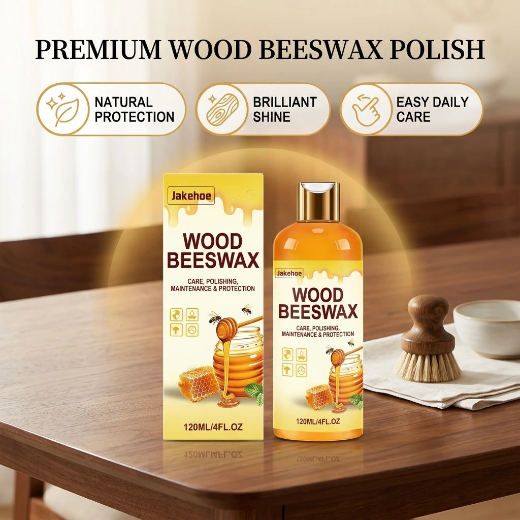 Wood Beeswax Polish Agent Moisturizing Repair Minor Dry Cracks Boost Shine Prevent Cracking Restoration Wood Furniture Care Oil Qme