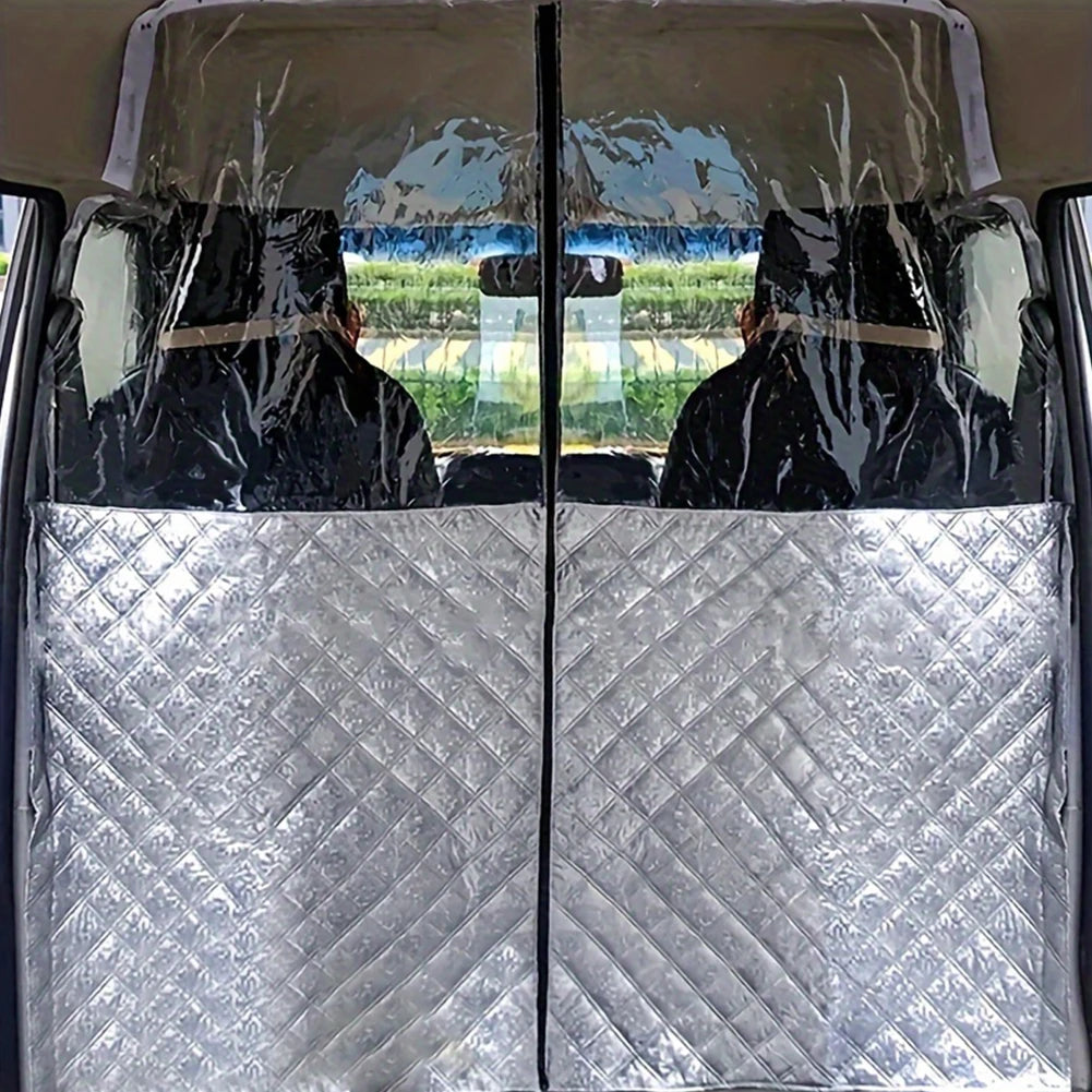 Car Divider Isolation Curtain Car Divider Heat Insulation Curtain Car Divider Privacy Curtain for Ford Car Accessories Qme