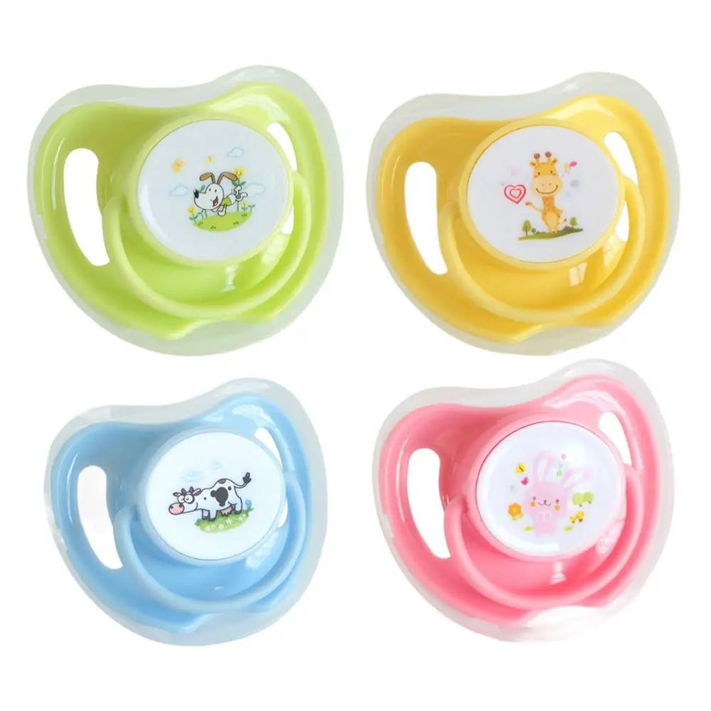 Cat Pacifiers For Kittens Pet Suckling Puppy Pacifiers 4 Pieces Butterfly-Shaped Silicone Toy With Dust Cover For Pet Animals Qme 4pcs