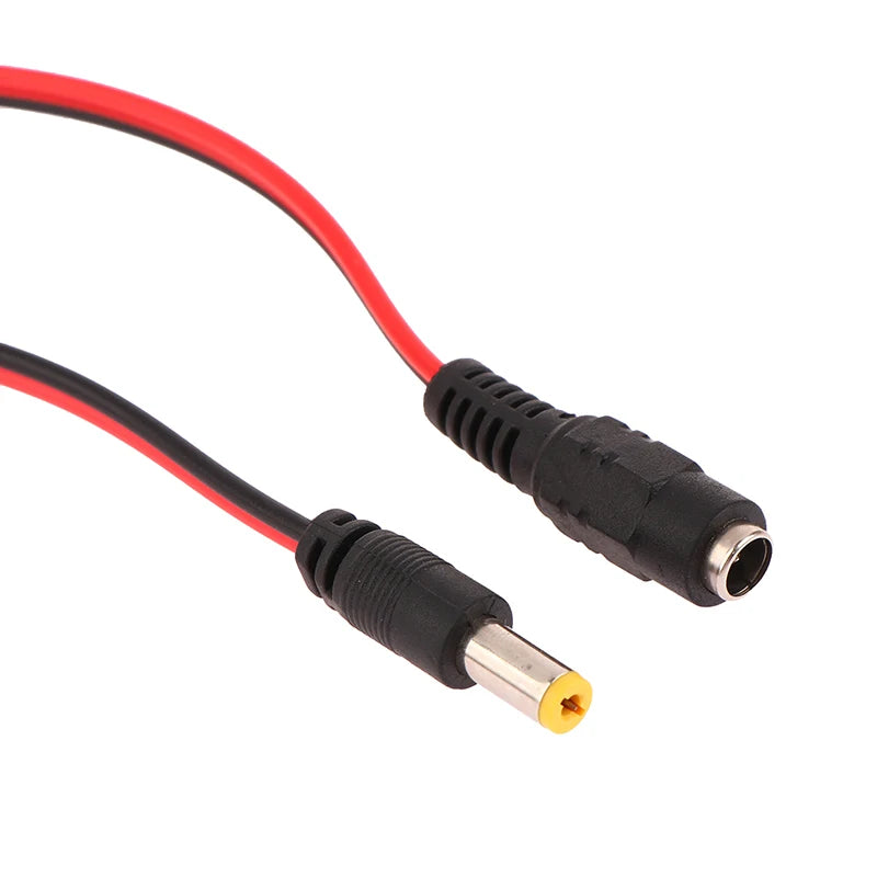 DC Power Male Female Cable 12V Plug Adapter Connector CCTV Camera 5 Qme