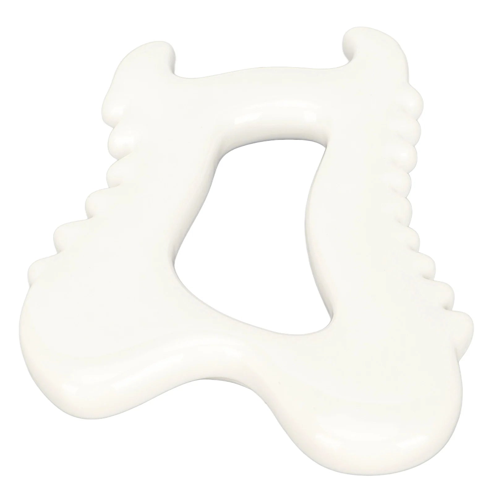 Gua Sha Massage Scraping Tool Ceramic Antistatic Good Thermal Conductivity Tissue Mobilization Tool for Body Care Qme