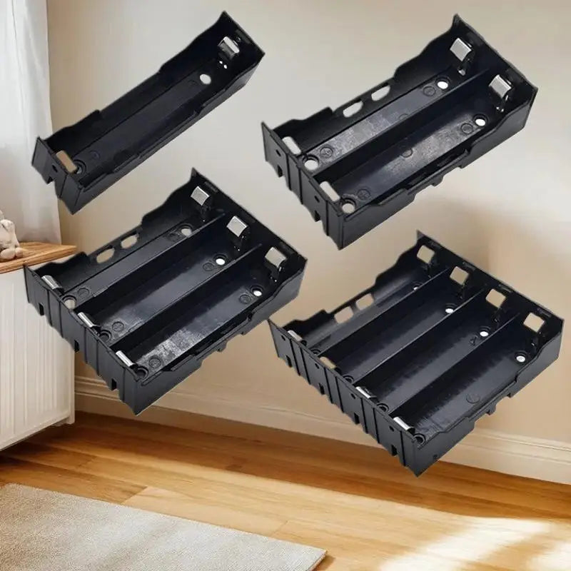 18650 Parallel Battery Box Shell 1 2 3 4 Slot Holder Storage Case DIY Qme