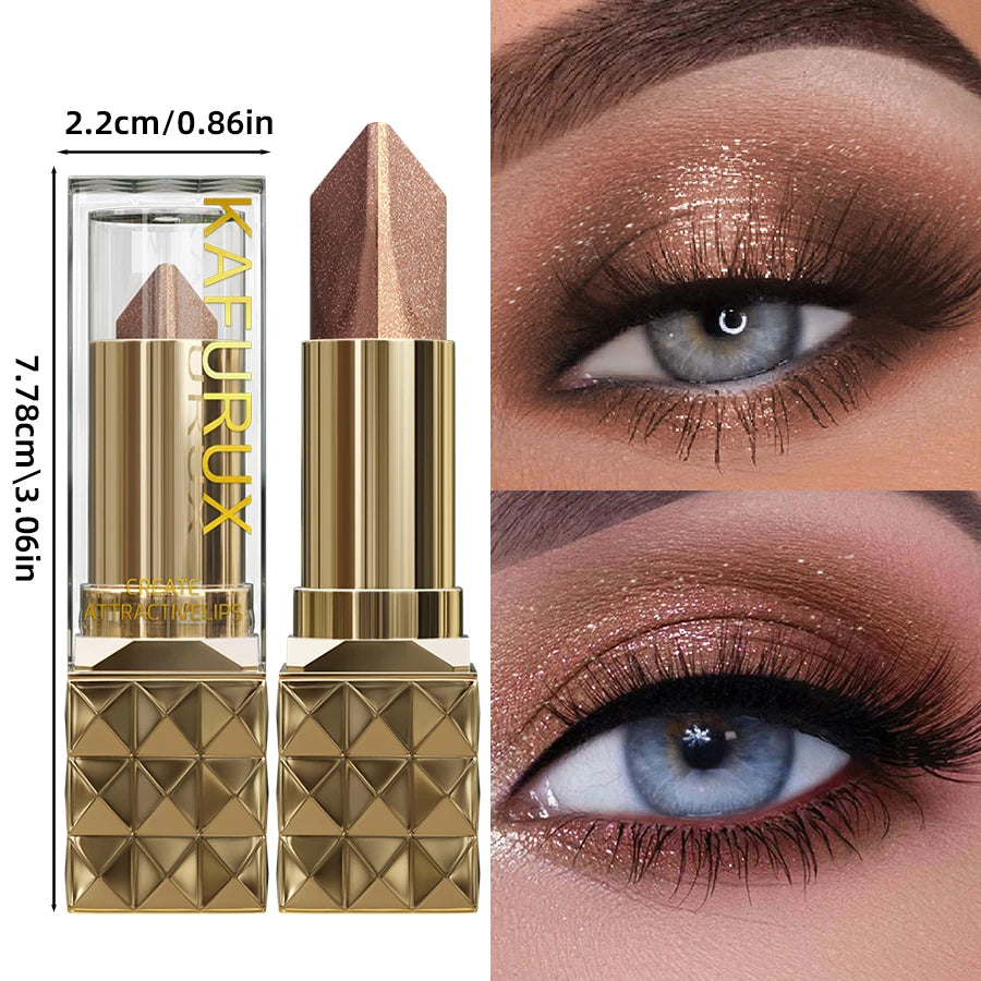 Two Eye Shadow Stick Waterproof Without Smudging Natural Contour Qme