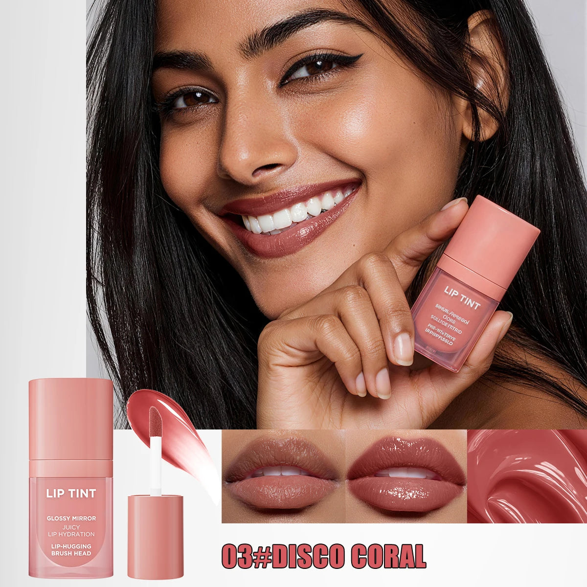 6 Colors Matte Velvet Lip Gloss Waterproof Non-stick Cup Long Lasting Moisturizing Lipstick Full Hydrating Lip Tint Daily Makeup Qme 9911-3