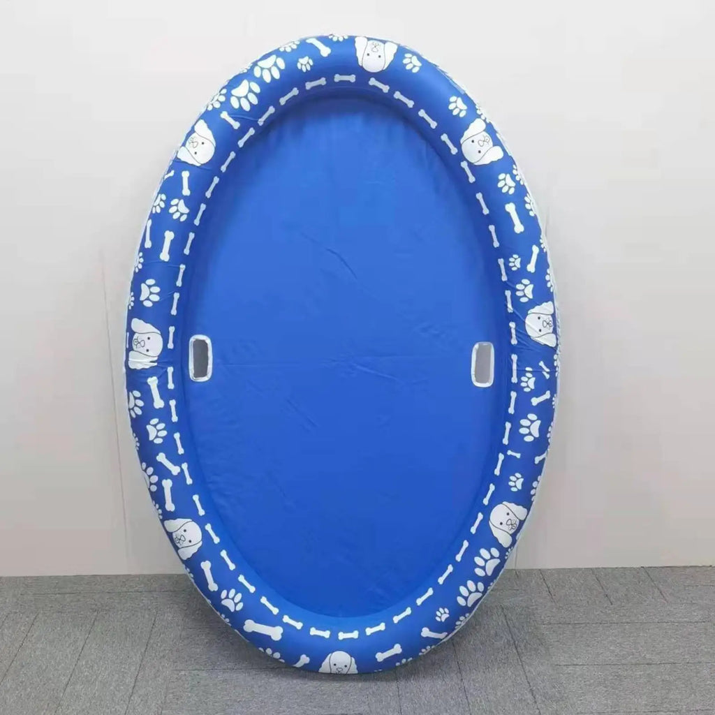 Dog Floats For Pool Scratch-Proof Inflatable Water Raft Dog Raft For Cat Puppy Water Swimming Lake Pond River Beach Summer Qme