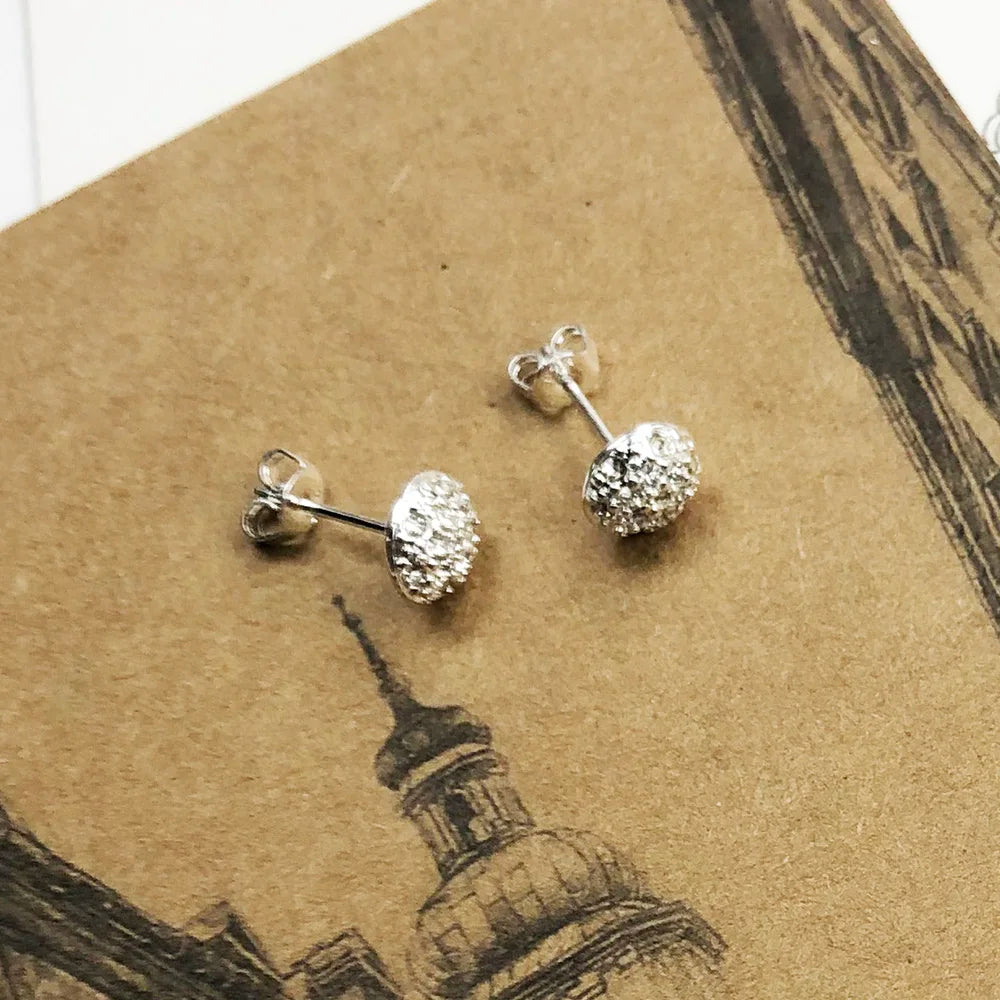 White Zircon Ball Stud Earrgins Brand New Glam Fine Jewerly For Women Trendy Gift In 925 Sterling Silver Qme