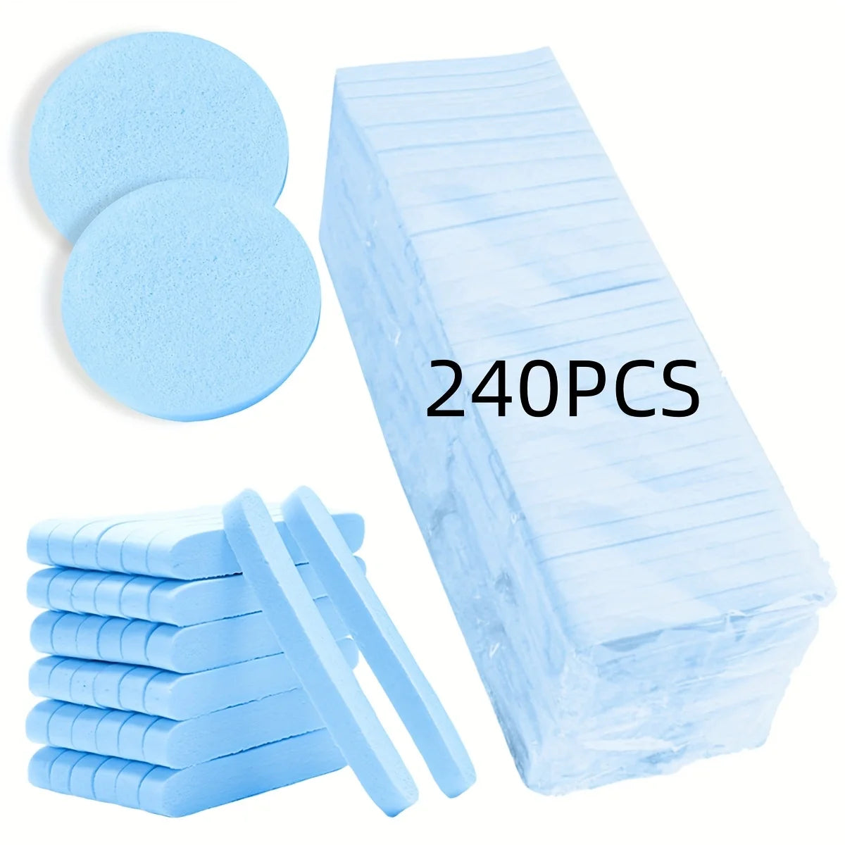 Facial Sponges Compressed Washing Face Sponge Pads Exfoliating Masks Qme 03