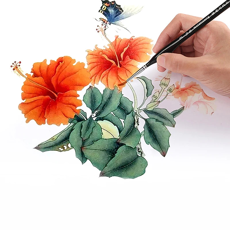 Precision Fine Tip 00000 Paint Brush Acrylic Models Mini Miniature Qme