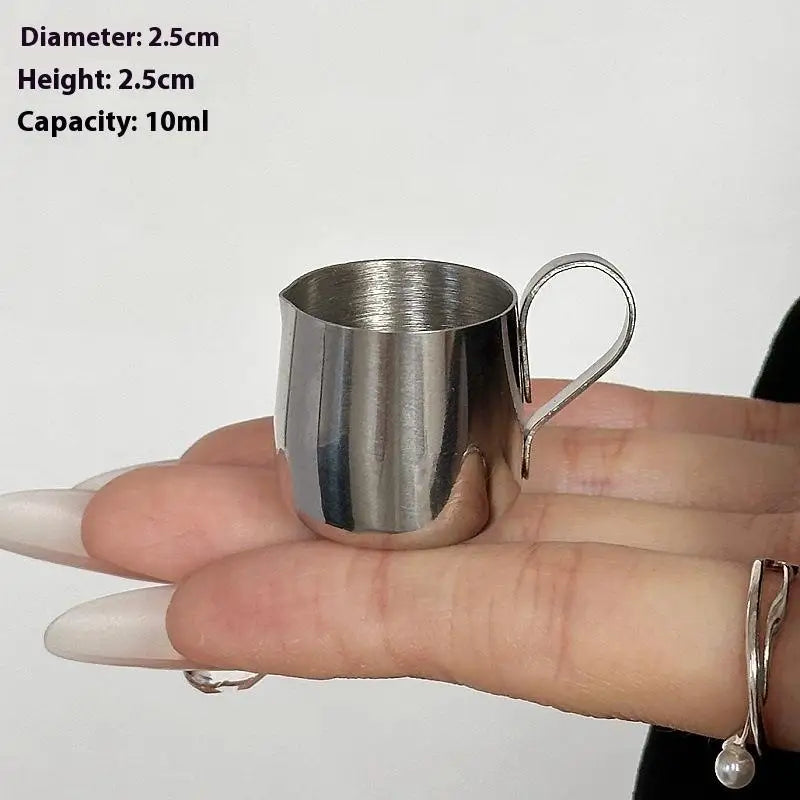 12 5 Mini Coffee Milk Frothing Jug Latte Art Frother Pitcher Qme 1