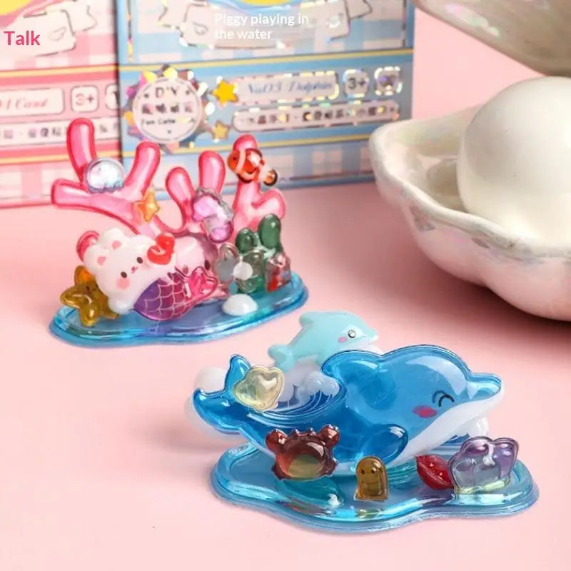3D Stacked Crystal Stickers Animal Designs Perfect Handmade DIY Qme
