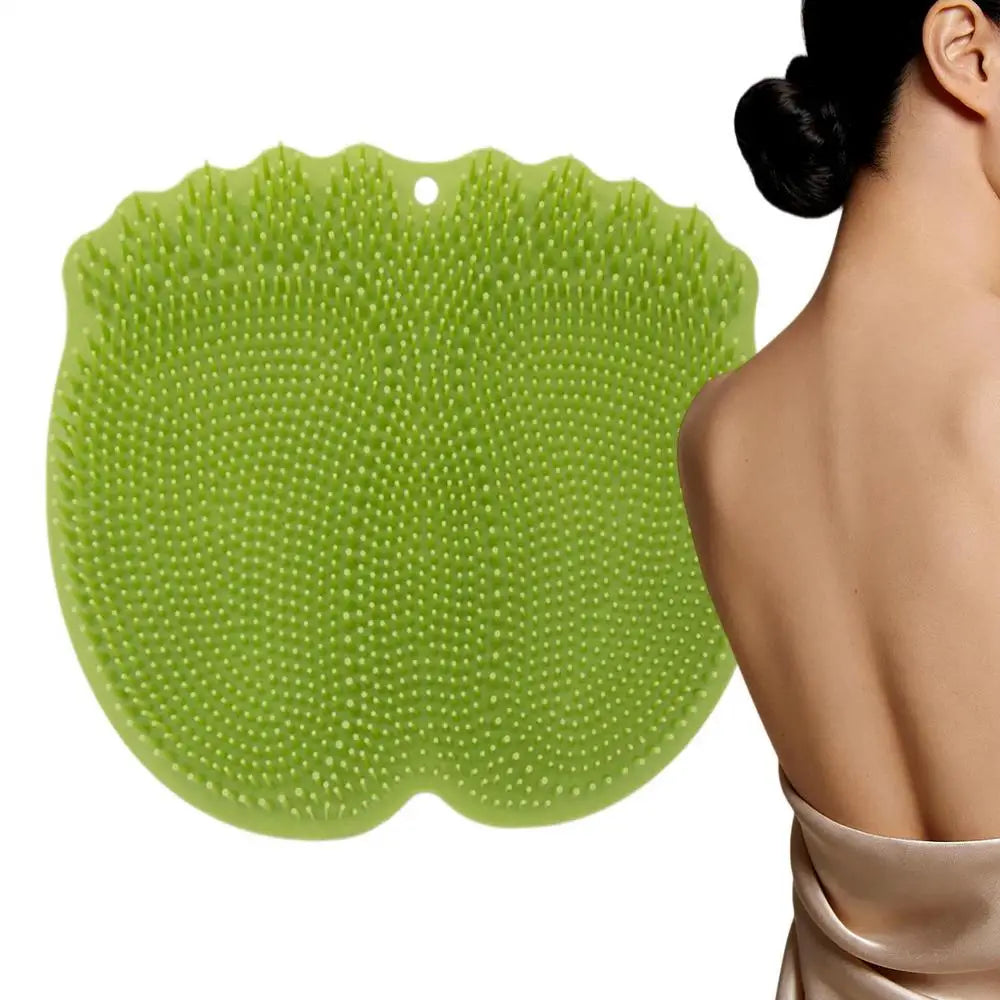 Shower Foot Scrubber Mat Soft Bristles Body Cleaning Massage Shower Foot Back Scrubber For Women Men Kids Elderly Home Bathroom Qme White China Mainland