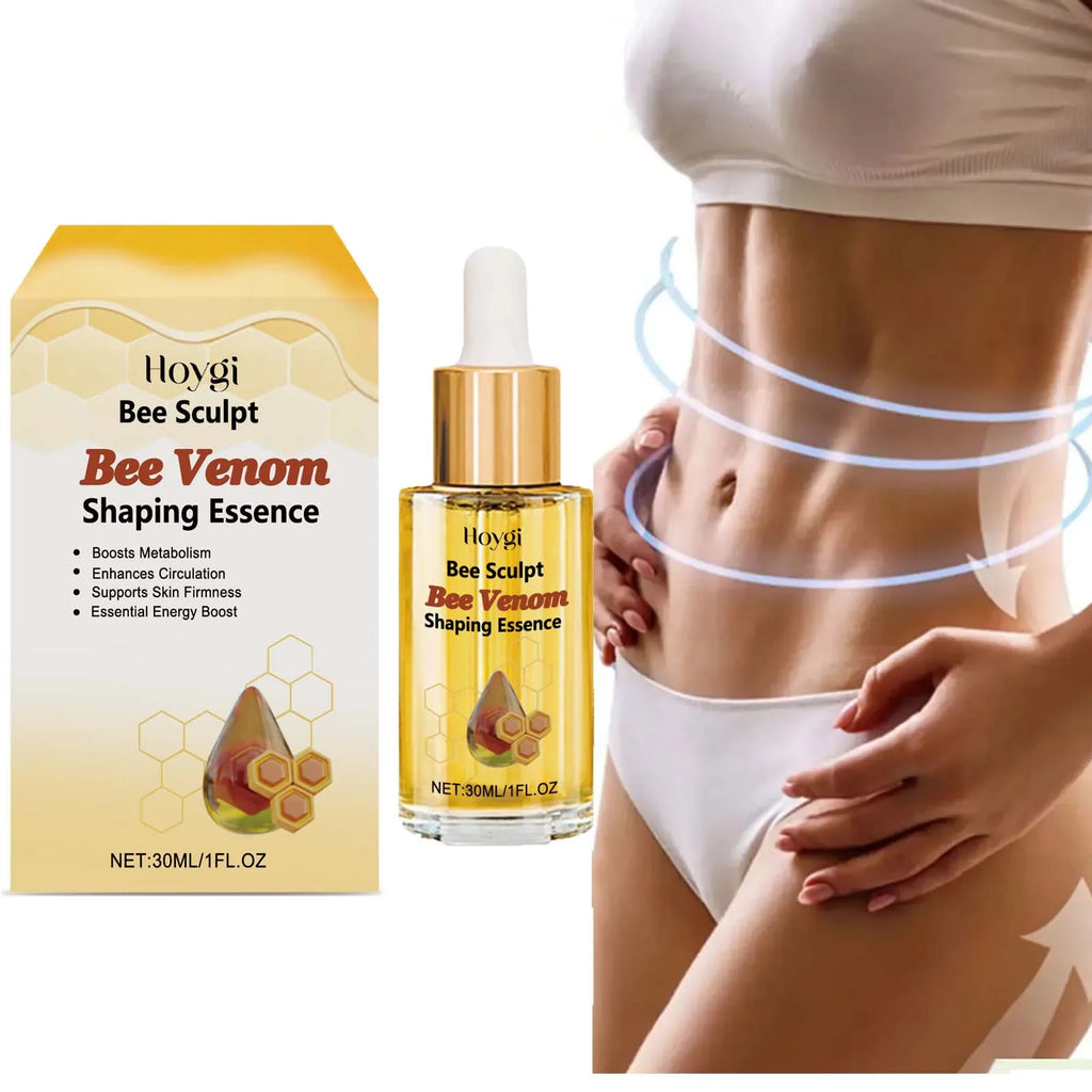 Bee Venom Shaping Oil Firming Lifting Body Skin Anti Cellulite Fat Burning Weight Loss Improve Sagging Thin Leg Massage Oil Qme