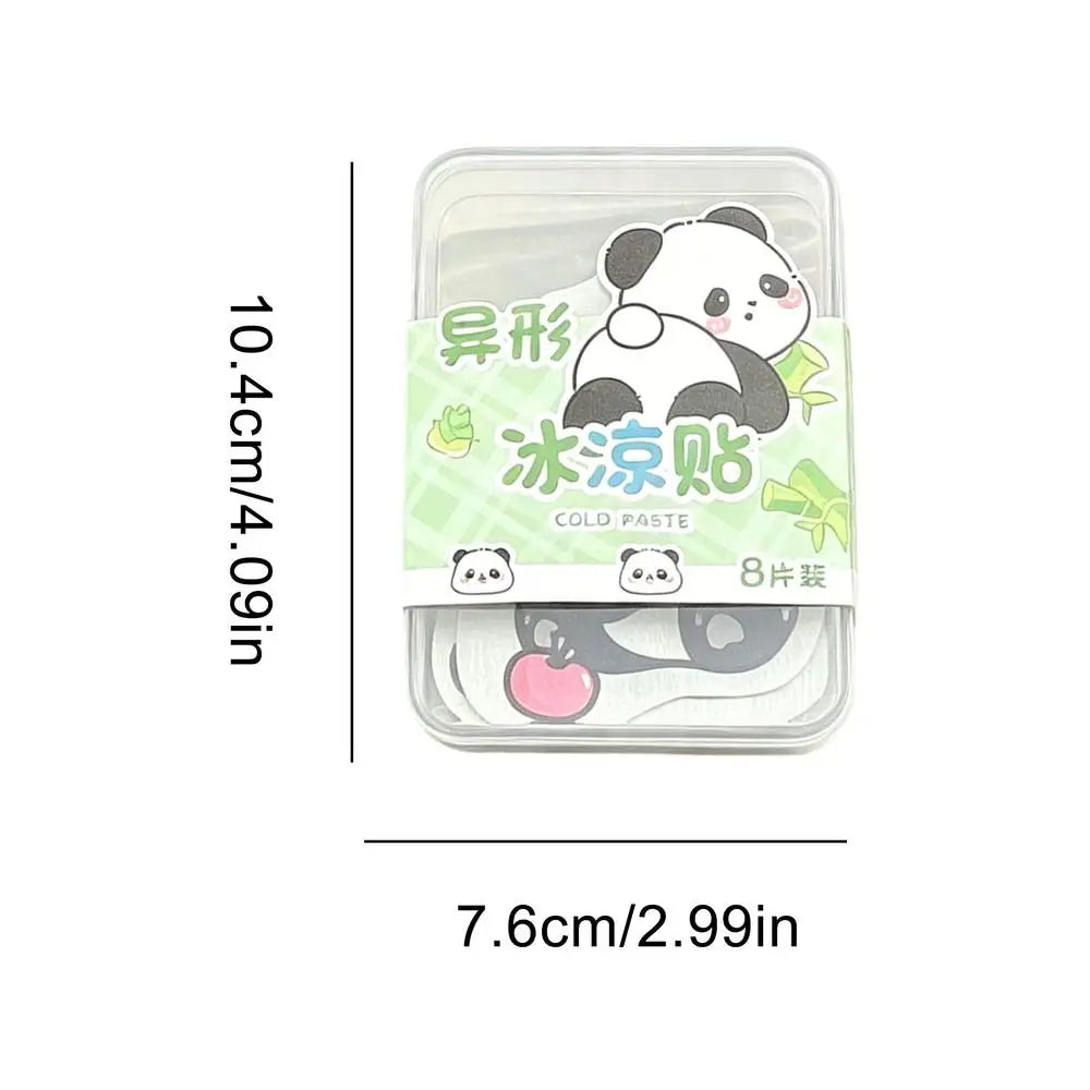 NEW Cool Patches 8-Piece Instant Summer Long Lasting Kids Ice Pack Headache Patches For Home Office Outdoor Travel Sports Hiking Qme 01