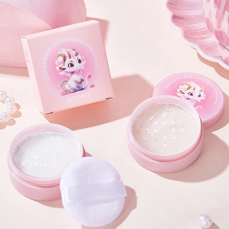 Durable Waterproof Loose Powder Medium Coverage Refreshing Non Stick Qme