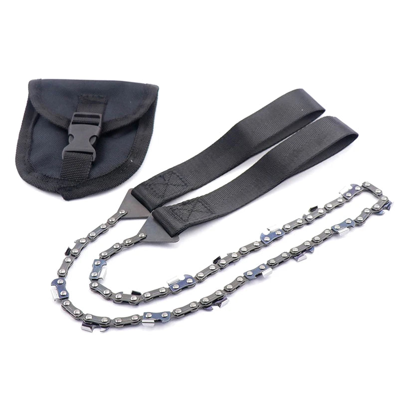 11-Teeth Outdoor Portable Hand Drawn Wire Saw Ideal Field Qme Black