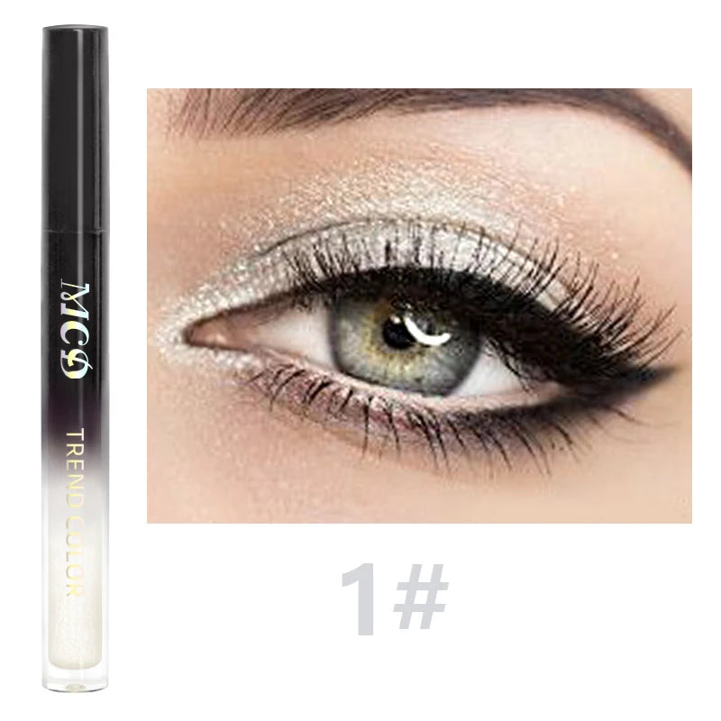 13-Shade Waterproof Liquid Eyeshadow Palette Shine Long-lasting Qme 1