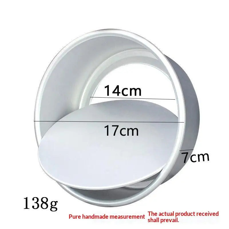 4/6/8/10in Anodized Aluminum Alloy Round Cake Pans Removable Bottom Leakproof Non Stick Perfect For Home Baking Chiffon Cakes Qme A4