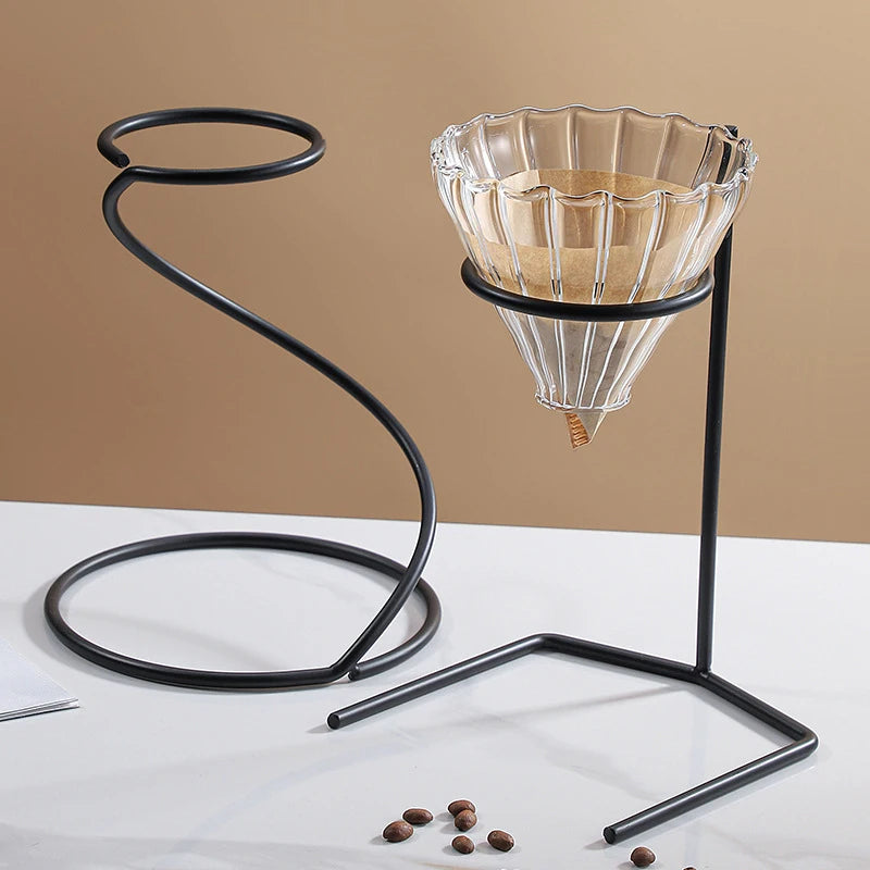 Pour Over Coffee Rack Maker Drip Filter Cup Stand Brewer Holder Hand Qme