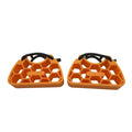 2Pcs Bike Handlebar Repair Stand, Non-Slip Handle Support Bracket For MTB,Bicycle Handlebar Clip-On Stabilizer Cycling Accessory Qme orange 2pcs