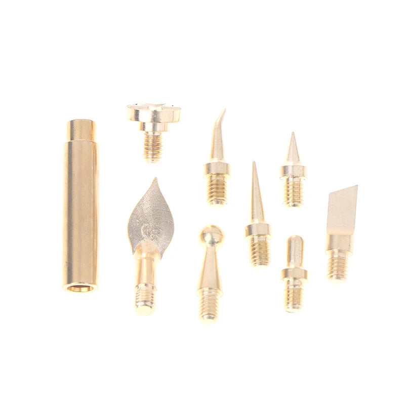 Iron Tip Melt Heat Insert Tool Soldering 3D Printing Brass Thread Qme