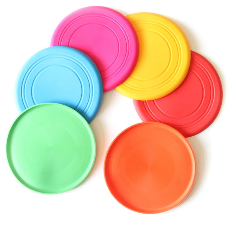 A 6 Colors Silicone Flying Saucer Funny Dog Cat Toy Dog Game Flying Discs Resistant Chew Puppy Training Interactive Pet Supplies Qme