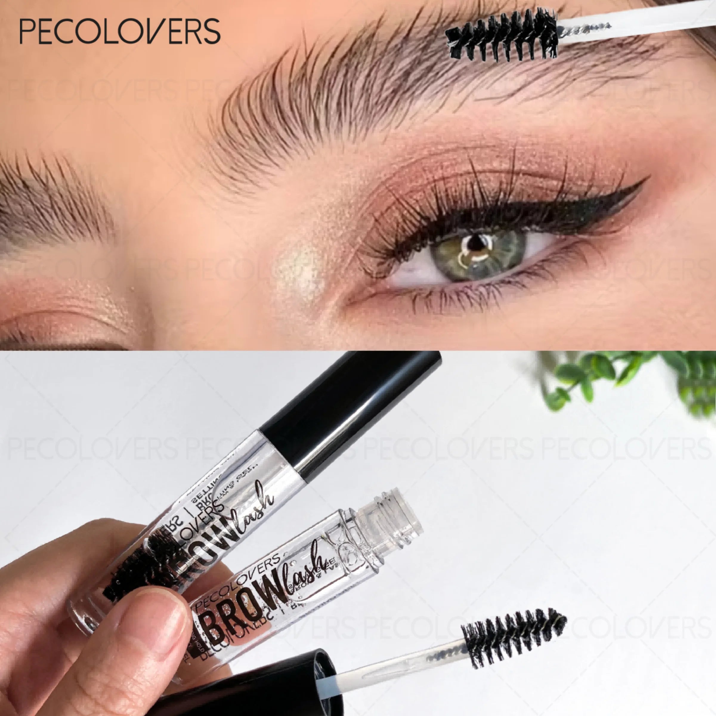 Natural Eyebrow Styling Gel Cream Brush Strong Holding Eyebrows Soap Qme