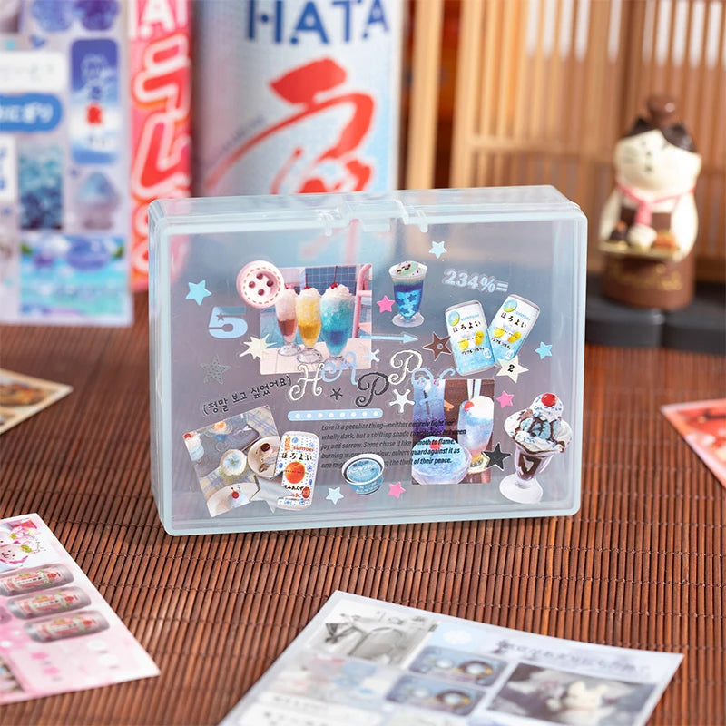 Japanese Style Dessert Food Sticker Book, Great for Collage & Scene Creation, Food Journal Recording, Essential for Craft Lovers Qme