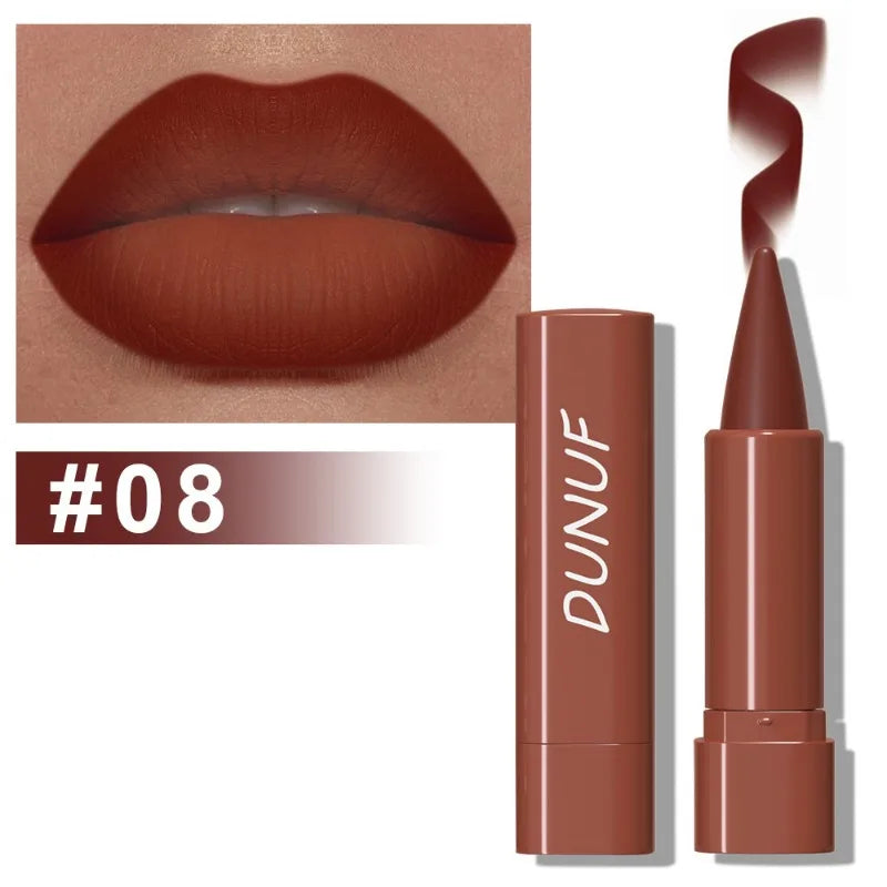 Lipline Lipstick Pen Long-lasting Multi-color Waterproof Rendering Qme 08