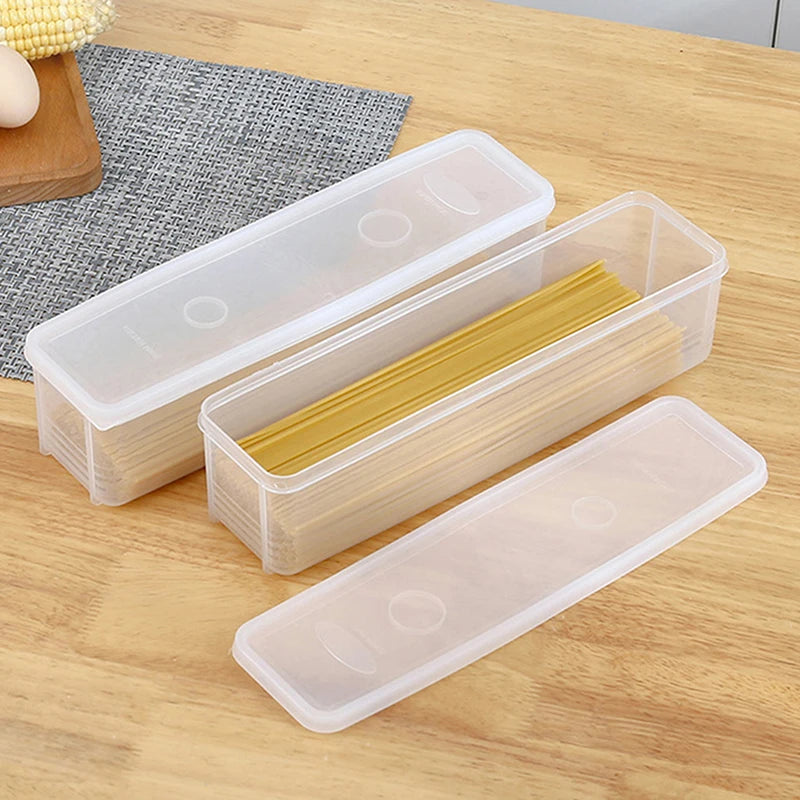 Noodles Fresh-keeping Box Plastic Food Sealed Rectangular Fruit Qme