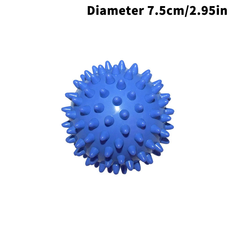 Meridian Massage Ball Fascia Muscle Relaxation Yoga Fitness Waist Qme 75mm Blue