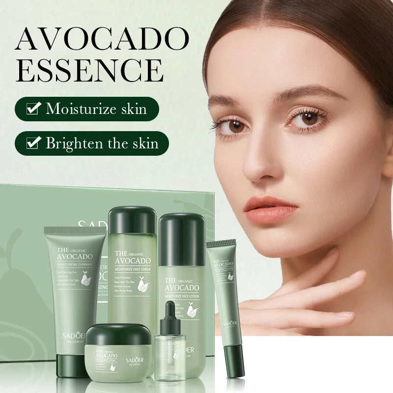 Avocado Skincare 6-Piece Includes Nourishing Moisturizing Eye Cream Qme