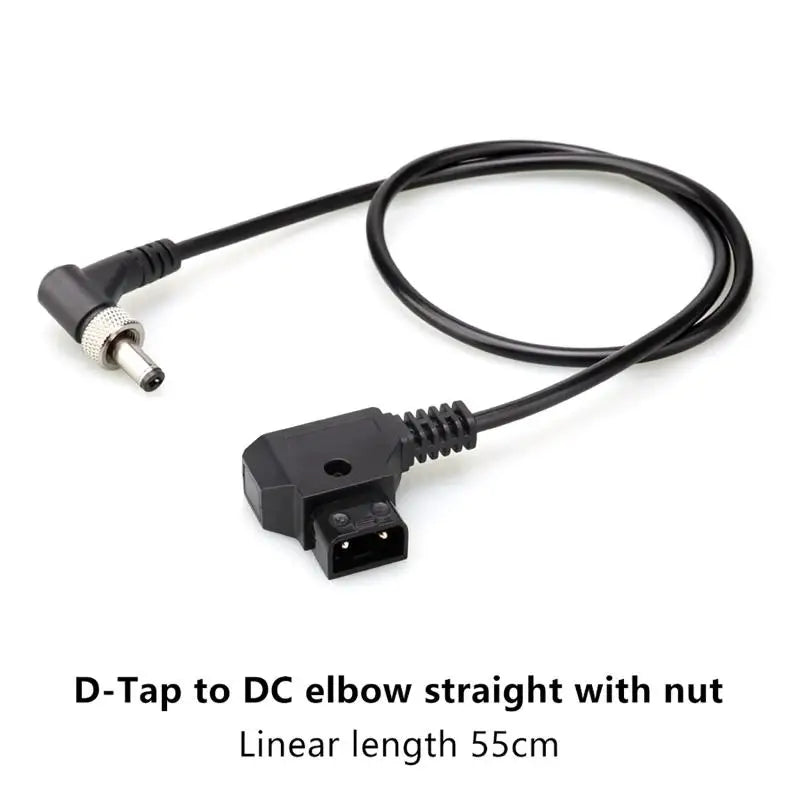 D-tap Locking DC2 Monitors Power Cable Right Angle Suitable Atomos Qme Default Title