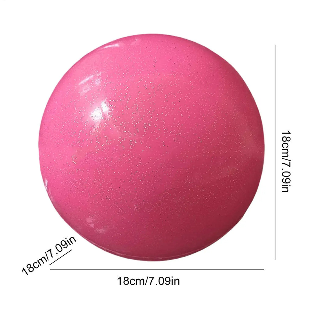 Exercise Ball for Balance Stability Gym Fitness Ball High Elastic Anti-Burst Workout Fitness Gear for Dance Practice Performance Qme