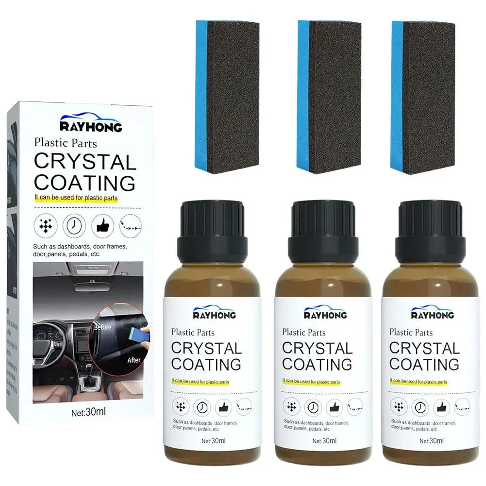 Crystal Coating Refurbish Agent Plastics Parts Sponge Long Duration Qme