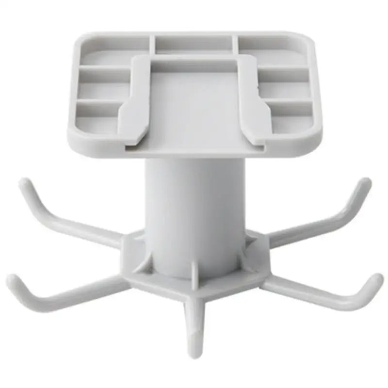 Adhesive Under Cabinet Kitchen Utensil Hanger 360 Rotation 6 Hooks Qme A