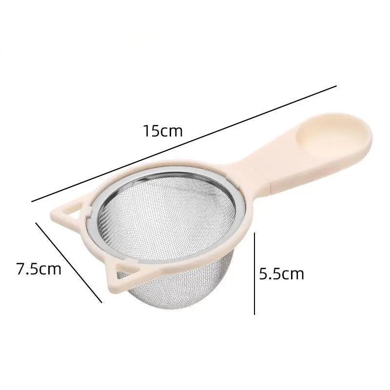 Fine Mesh Strainer Handle Nylon Ultra Handheld Kitchen Sieve Small Qme D