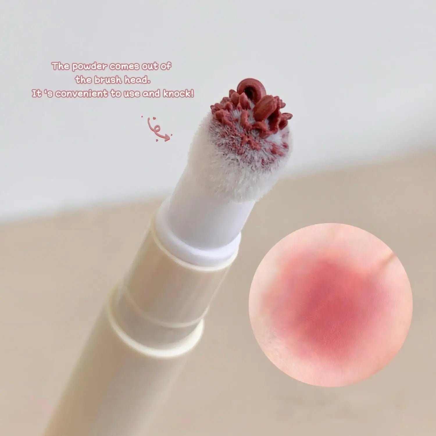 SHAQINUO Velvet Soft Lip Glaze Matte Lipstick Cream Fluffy Brush Head Qme