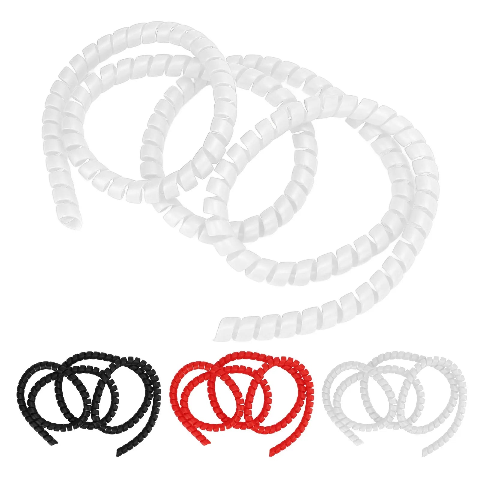 Scooter Spiral Cable Wire Wrap Plastic Spiral Brake Line Wrap for M365 Pro Electric Scoooter Spiral Brake Line Wrap Qme