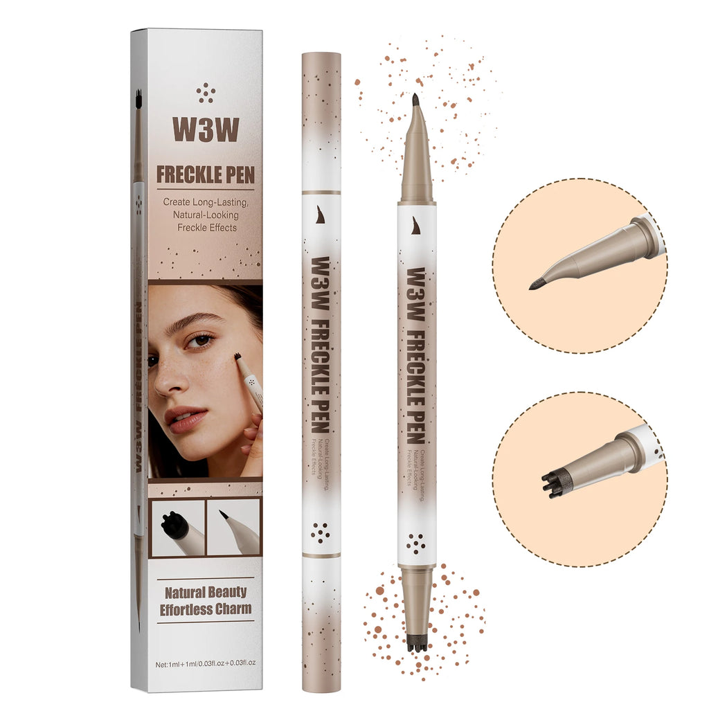 Natural Fake Freckle Stamp Pen Waterproof Sweatproof Quick Dry Long Lasting Easy To Use Beginner Daily Makeup Cosmetics Qme