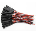 1‌0pcs High-Sensitive Mini FPV Mic 6-12VDC for DVR/Camera, Ultra-Clear Voice Pickup for Aerial Surveillance‌ Qme 10pcs Black red