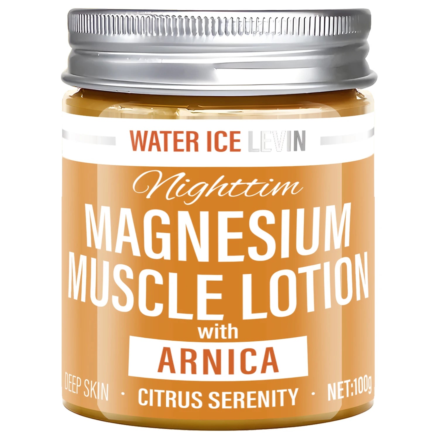 Magnesium Muscle Lotion with Arnica & Citrus for Deep Skin Soothing - Lightweight & Fast-Absorbing Formula. Qme Gold 100g
