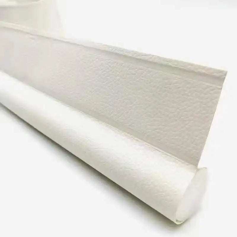 Adjustable Door Bottom Seal Strip Weather Strip Under Door Draft Stopper Thicker Anti-Cold Gap Blocker Sealing Weather Strip Qme White