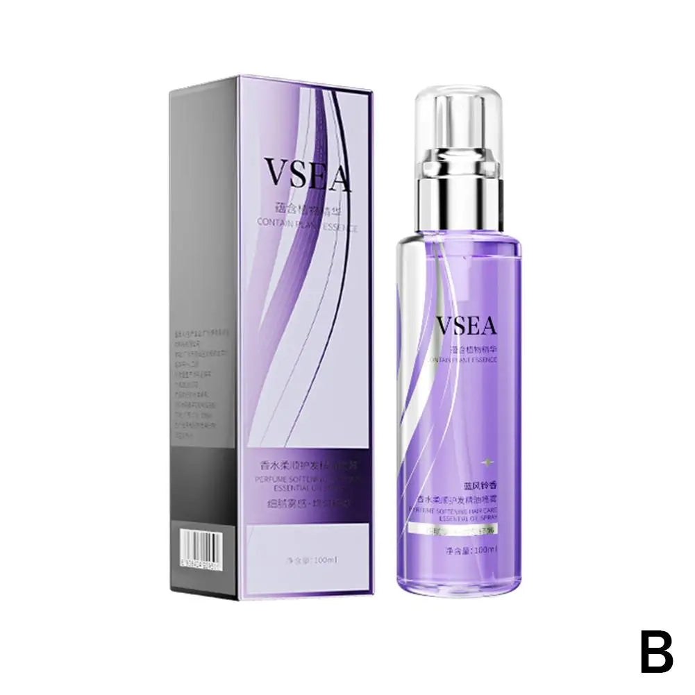 100ml Hair Care Essential Oil Spray For Women Repair Dry Anti-frizz Smooth And Long-lasting Hair Care For Fragrant Fluffy Hair Qme B CN