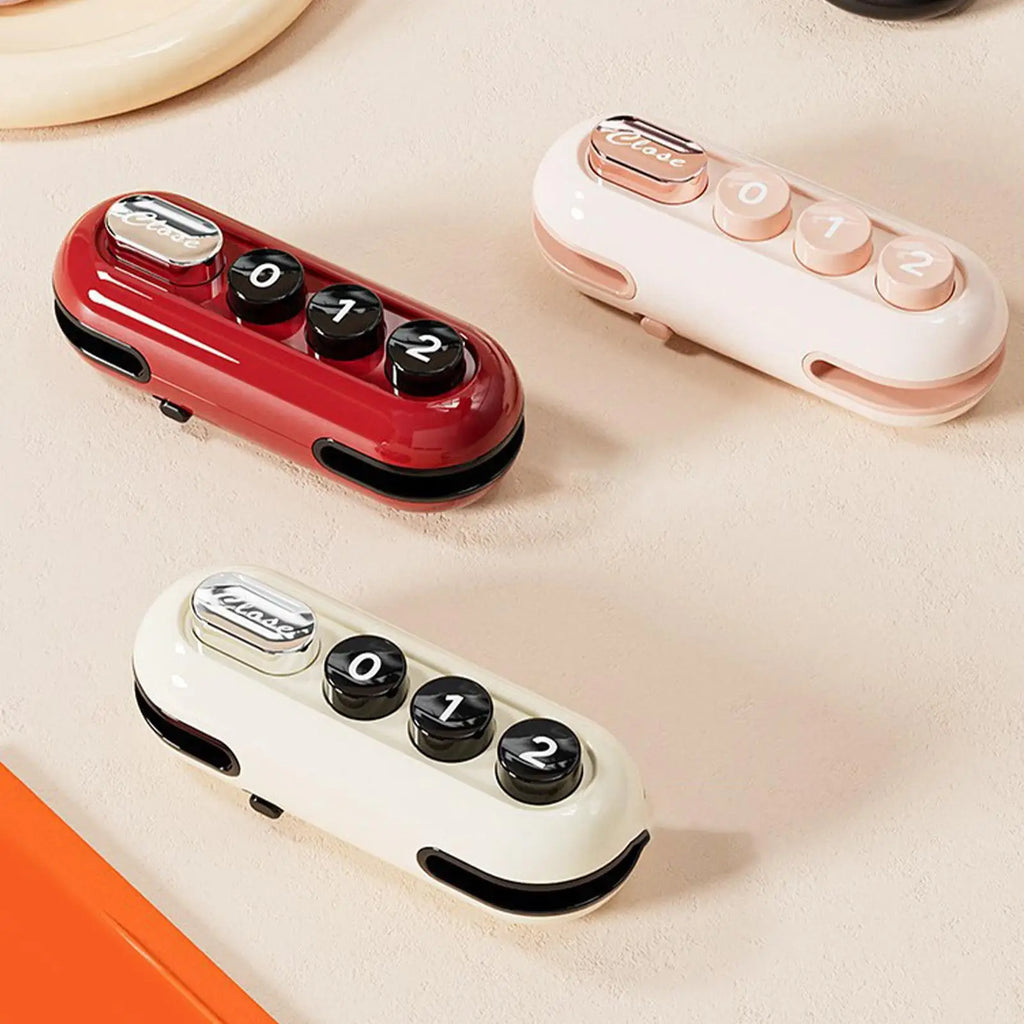 Sealing Machine with Cutter Rechargeable Kitchen Gadgets Bag Recloser with Magnet for Fridge for Snack Nuts Grains Candy Home Qme