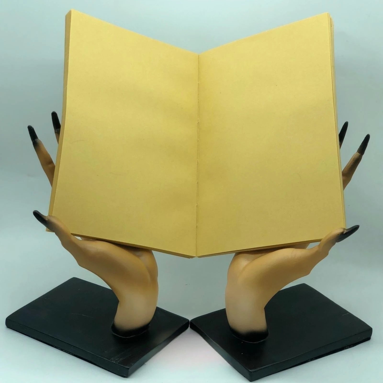 Halloween Bookends Decor Gothic Home Decor Bookends Shelves Unique Scary Monster Hand Book Ends Spooky Halloween Room Decor Qme