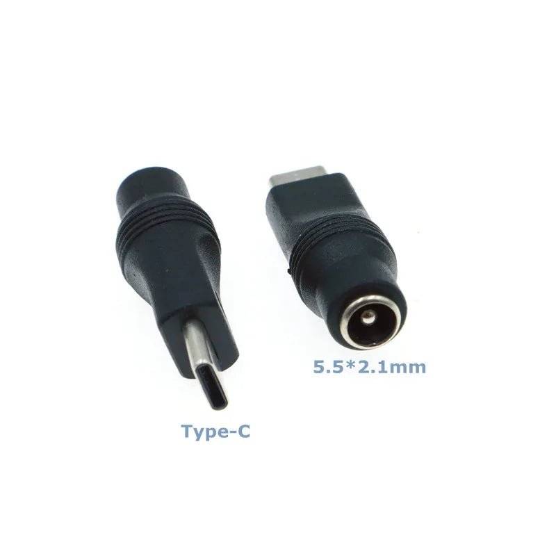 15PCS USB to DC Power Plug Adapter 3.5x1.35mm 4.0x1.7 5.5x2.1 2.5mm Charger Connector for Device Charging Qme